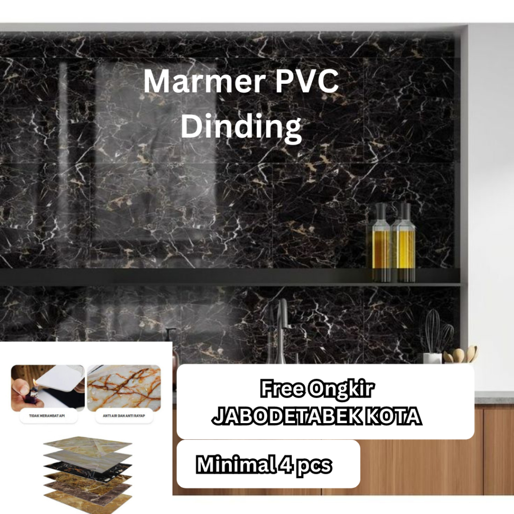 Marmer Panel PVC/Dekorasi dinding/motif marmer
