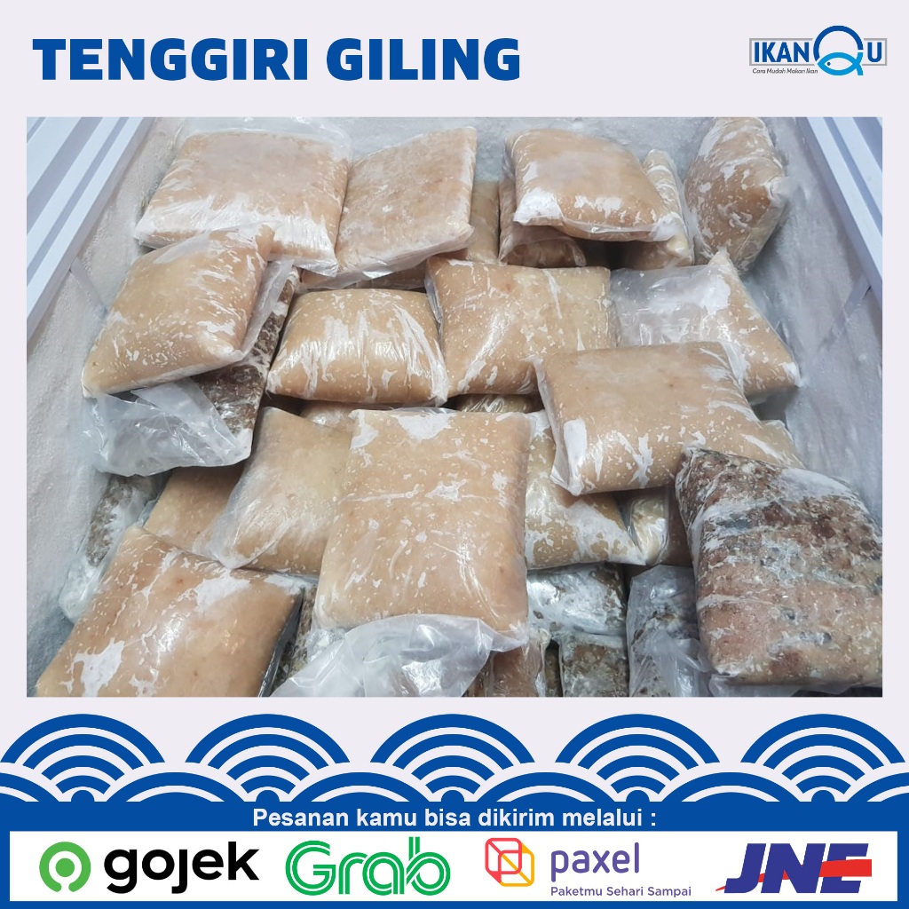 

SPESIAL daging ikan tenggiri giling frozen fresh 1Pack | daging ikan tenggiri giling 1Kg