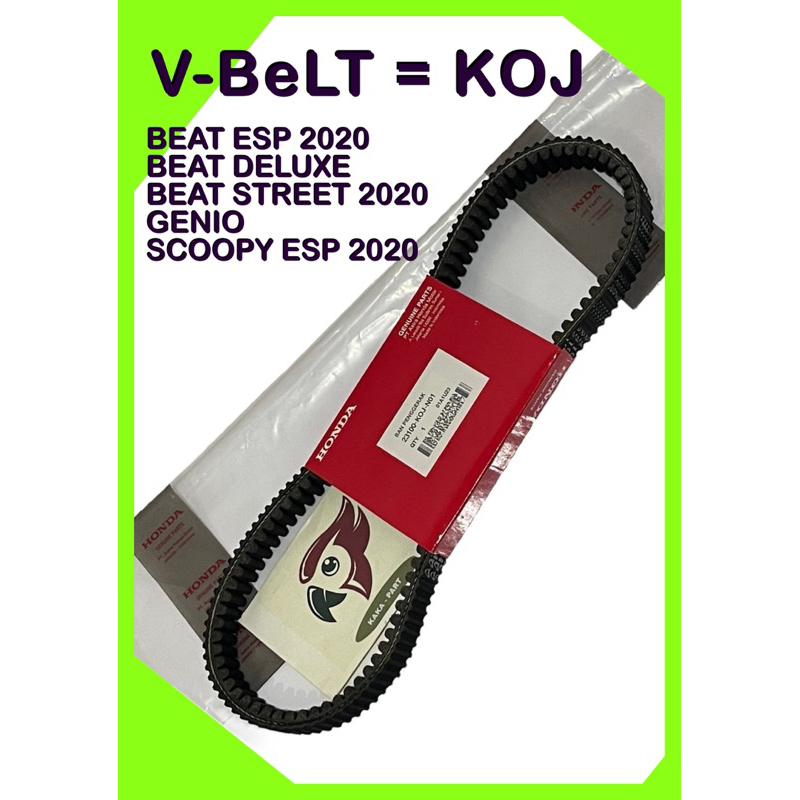 VanBelt V-Belt Only Genio BEAT NEW Beat Fi ISS Deluxe New LED 2020 2021 K0J