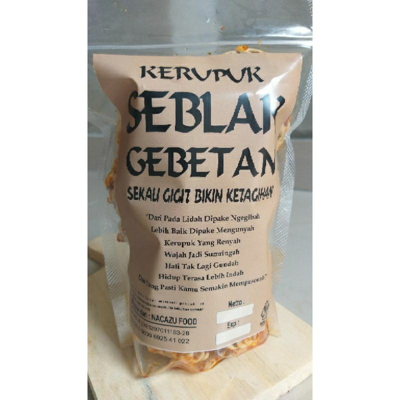 

Kerupuk Seblak Gebetan