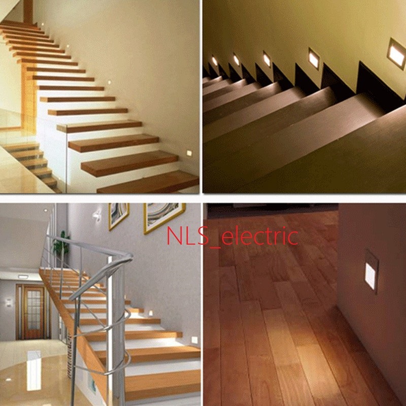 Lampu LED Tembok Anak Tangga Dinding Step Light inbow tanam Wall Lamp