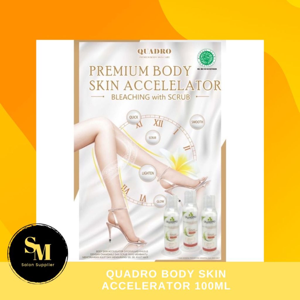 Quadro Body Skin Accelerator 100ml - Body Bleaching - Bleaching Badan
