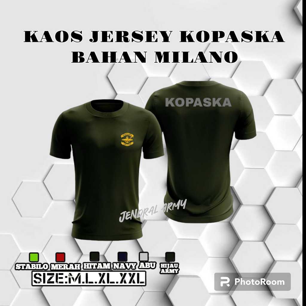 Kaos Jersey KOPASKA Terbaru Kaos Running KOPASKA Bahan DRYFIT% MILANO