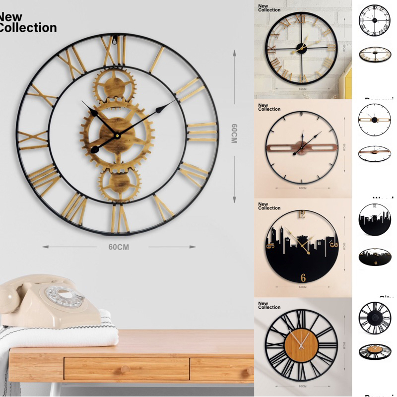 JAM DINDING JUMBO INDUSTRIAL 60cm