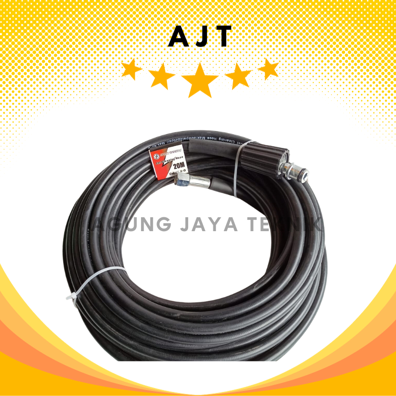 Selang Jet Cleaner 20 Meter Double Thunder / Selang Jet Cleaner 20 Meter High Pressure Hose 20M / DO