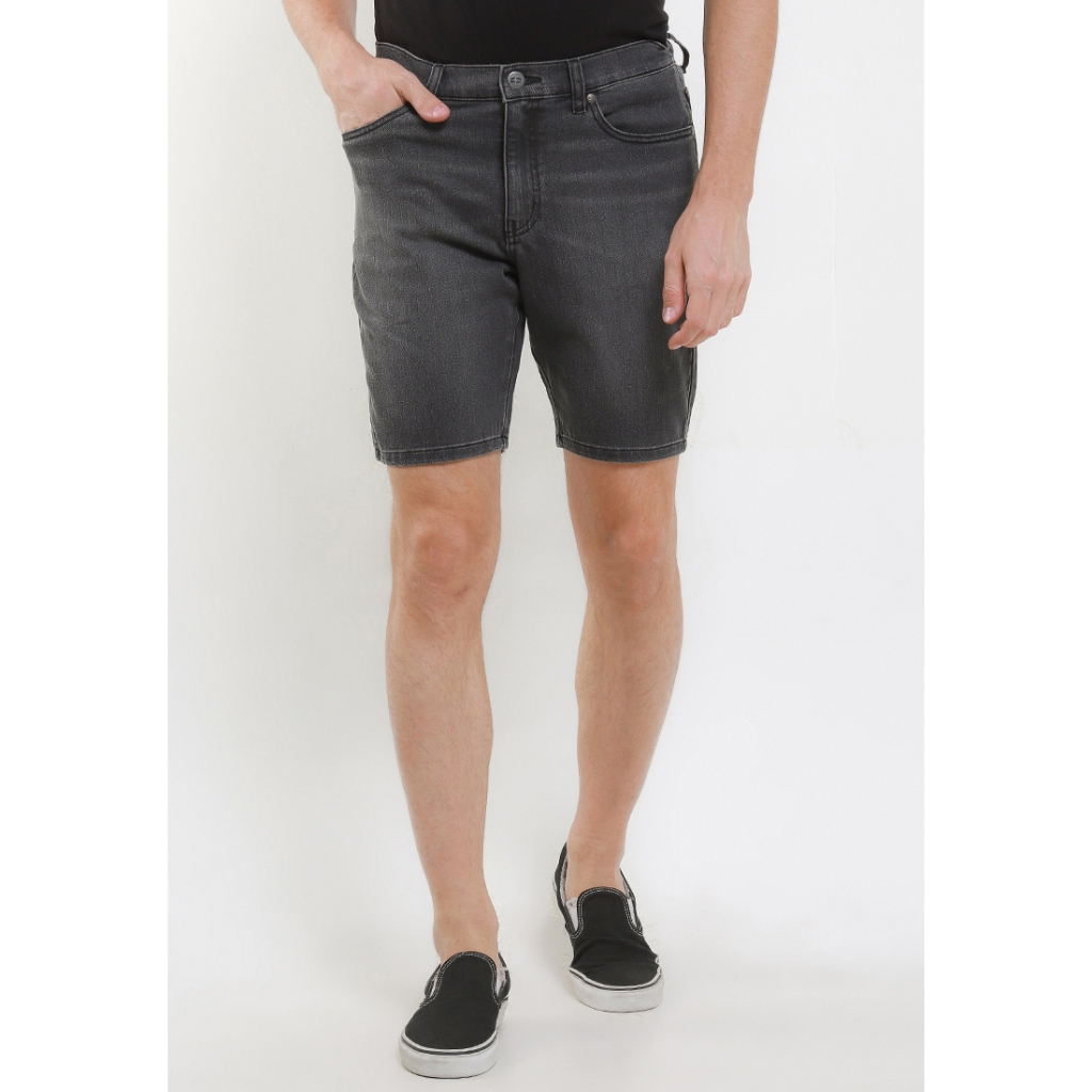 No Fear - Mastermind Slim Fit Short Jeans - Black