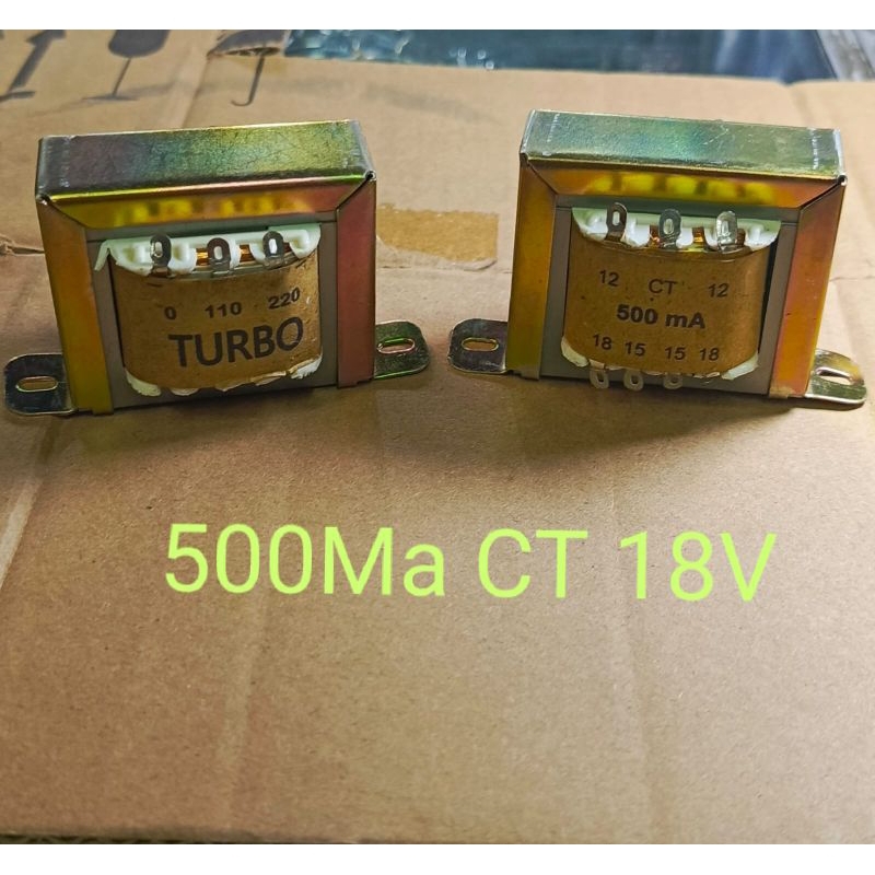 Trafo 500ma +CT 18V