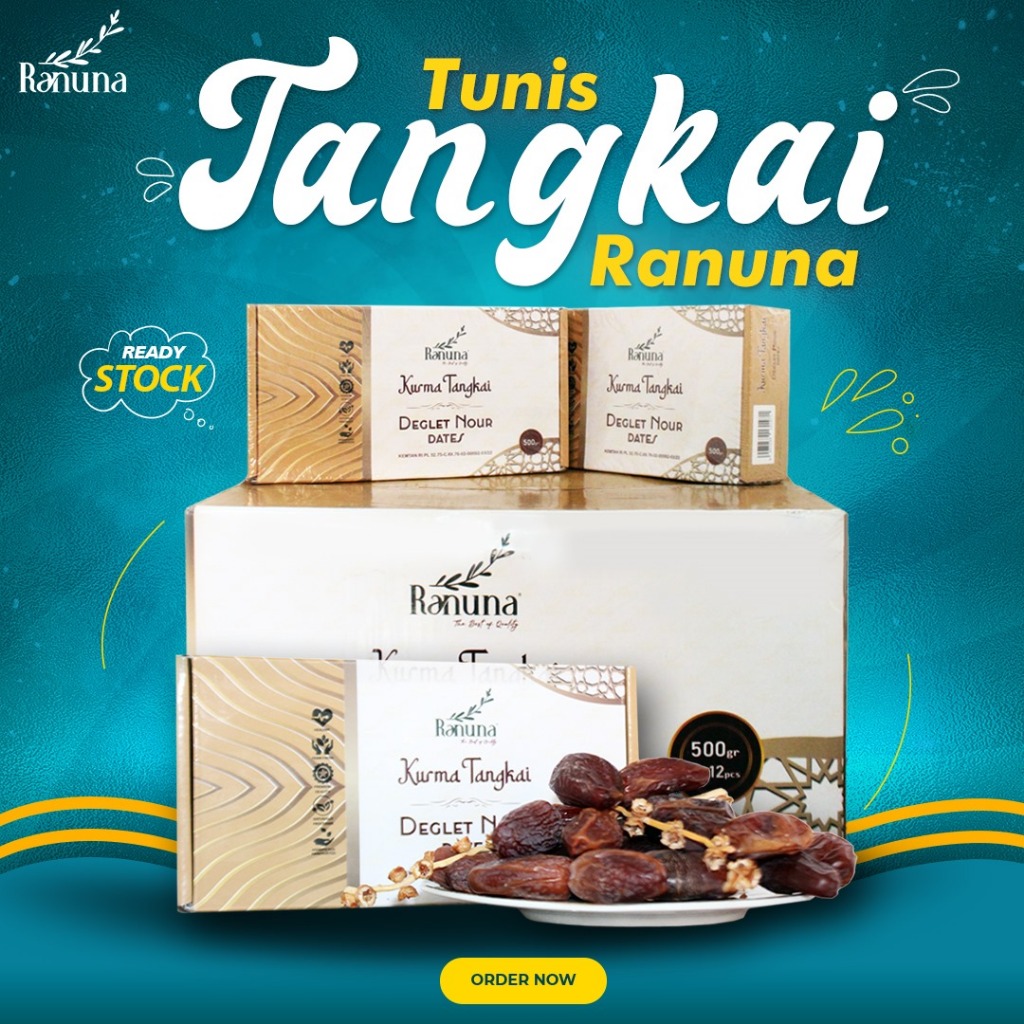 

KURMA TUNIS TANGKAI RANUNA 500GR