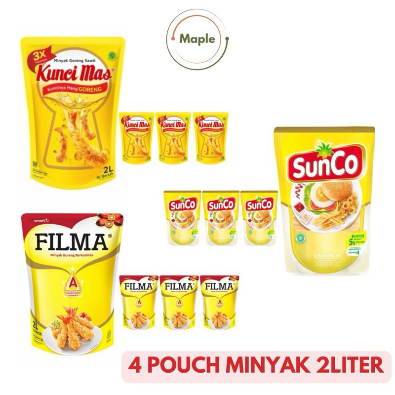 

PAKET 8LITER MINYAK GORENG REFILL