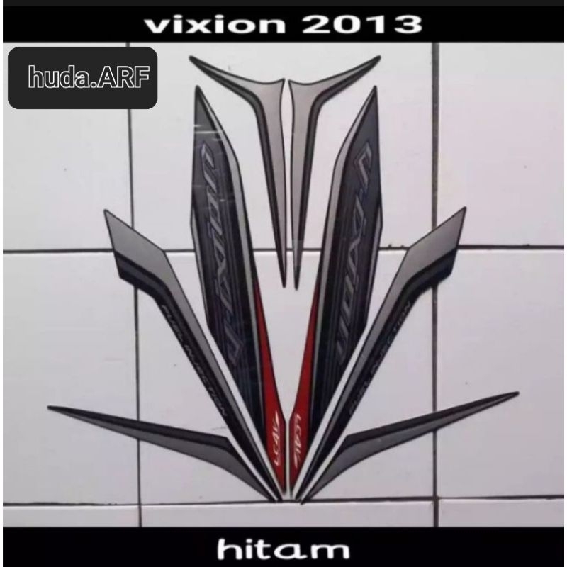 striping sticker standar ori yamaha new vixion lighting nvl 2013