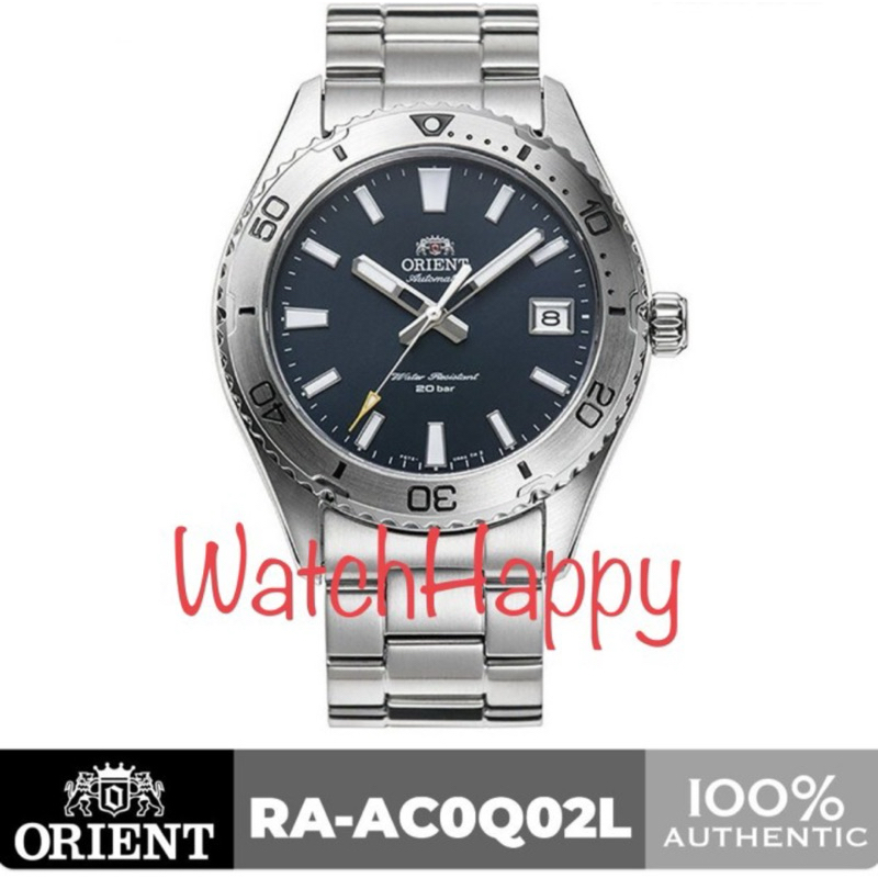 ORIENT RA-AC0Q02L RA-AC0Q02L10B MAKO AUTOMATIC DARK BLUE SAPPHIRE STAINLESS STEEL STRAP BEST ORIGINA