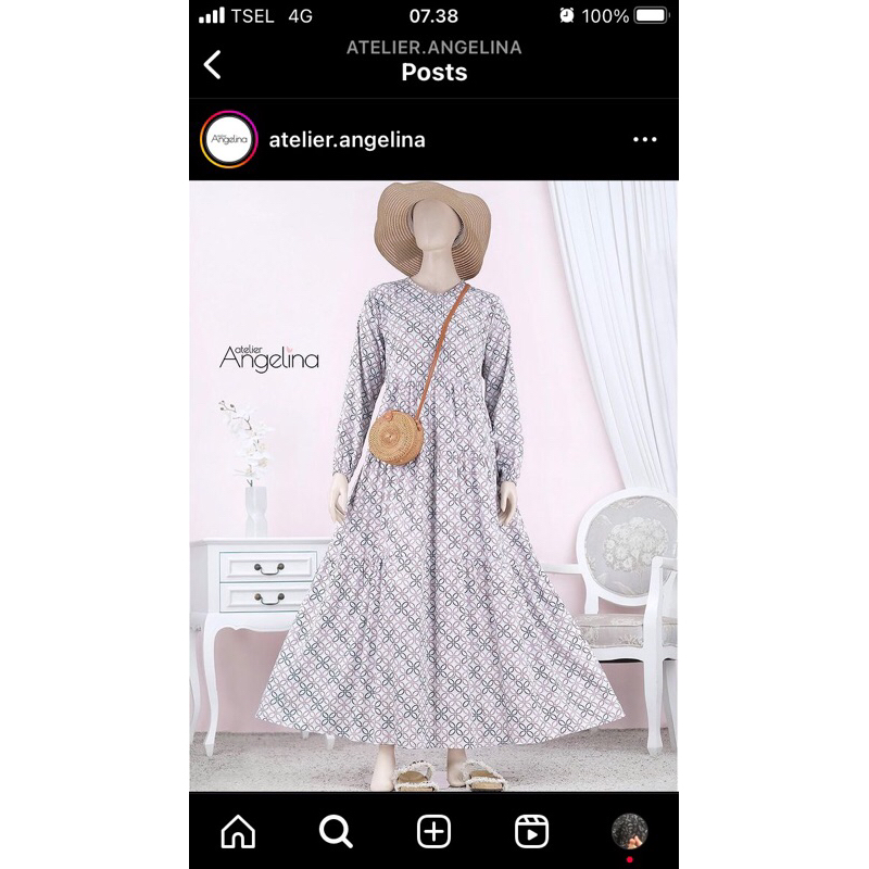 BELLA DRESS BATIK KAWUNG ATELIER ANGELINA PL