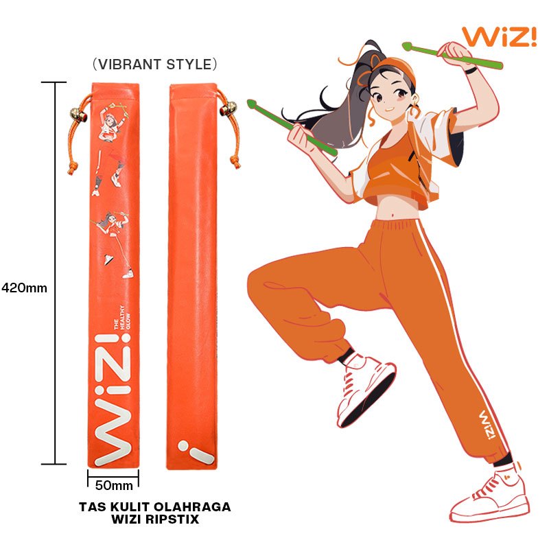 WiZi Ripstix Stick Kualitas Premium Sarung Wadah Pembungkus Pouch Olahraga Stick Tas Kulit  Olahraga Stick Nilon