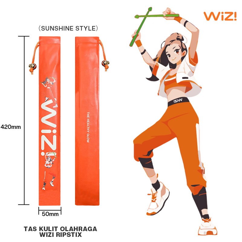 WiZi Ripstix Stick Kualitas Premium Sarung Wadah Pembungkus Pouch Olahraga Stick Tas Kulit  Olahraga Stick Nilon