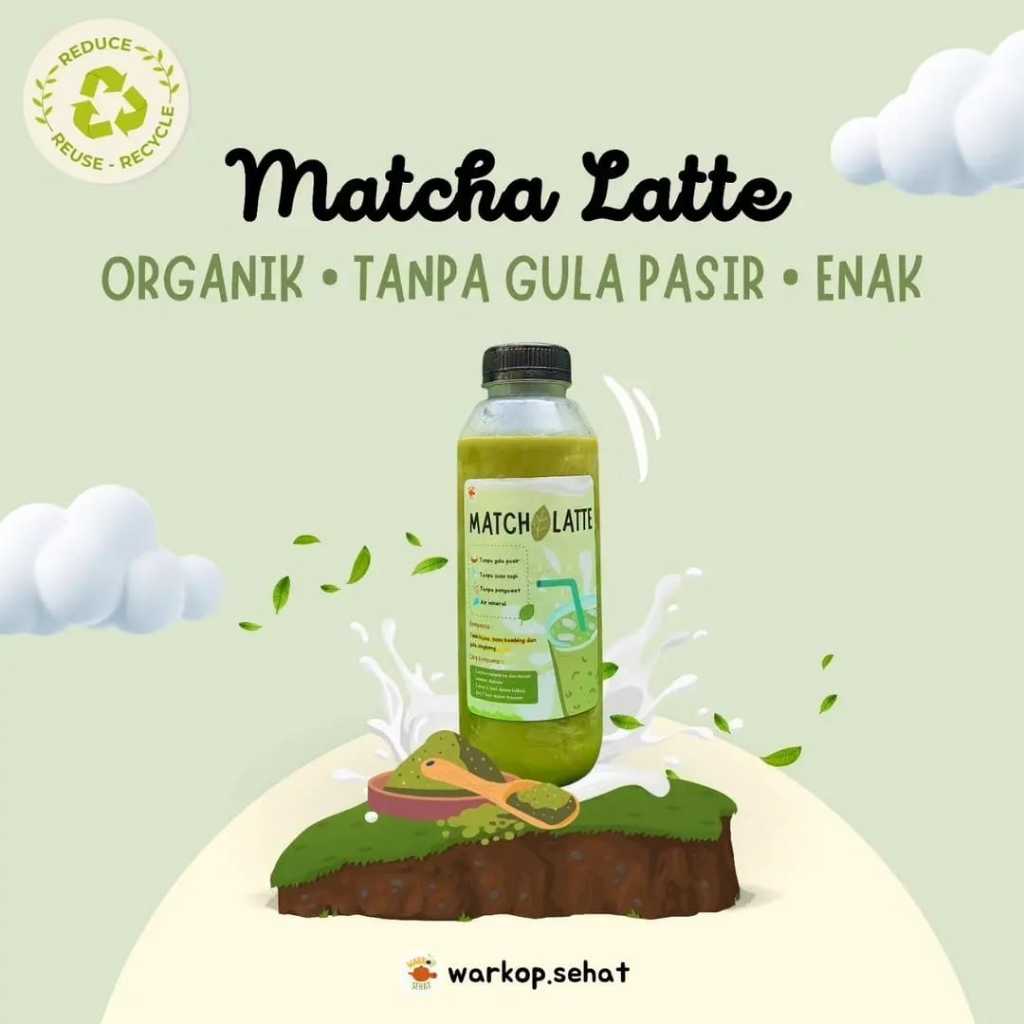 

Minuman Sehat Matcha Latte Frozen 250ml Siap Minum