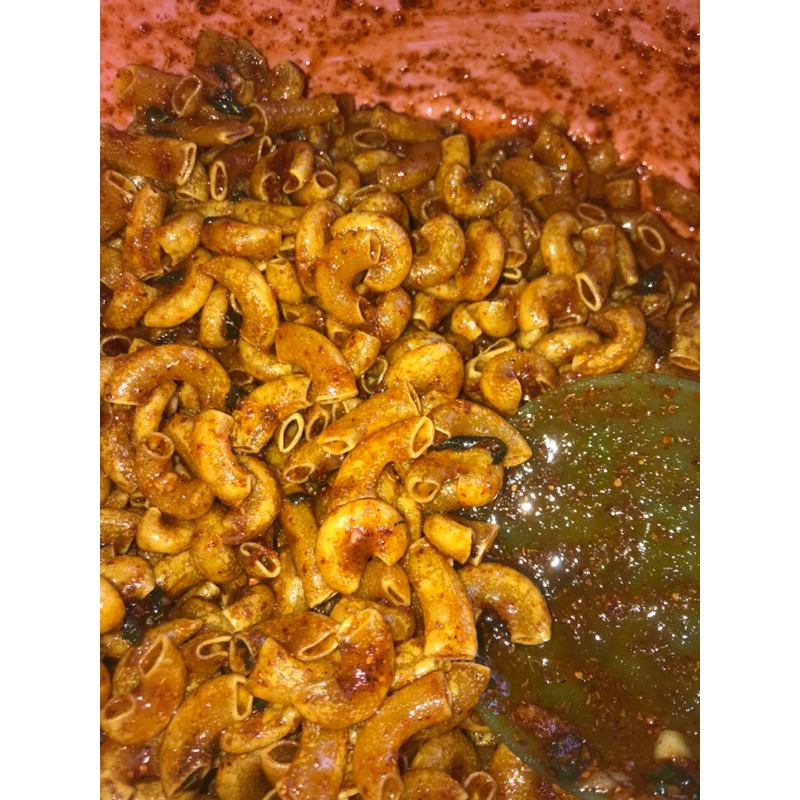 

makaroni pedas daun jeruk