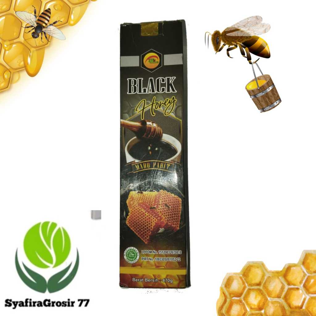

Madu Black Honey AMK | AMK Black Honey madu hitam pahit 470g