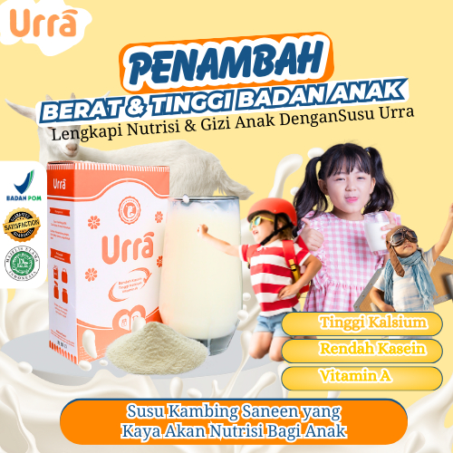 

Susu Urra | Susu Premium Kambing Saneen | Atasi Masalah Berat Badan Anak