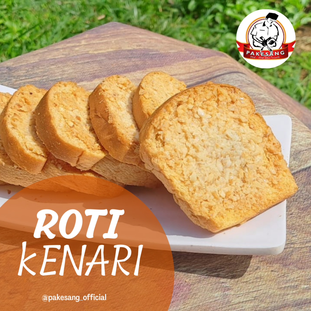 

ROTI KENARI KERING (PANGGANG) ISI 8 - Cemilan Khas Maluku Utara