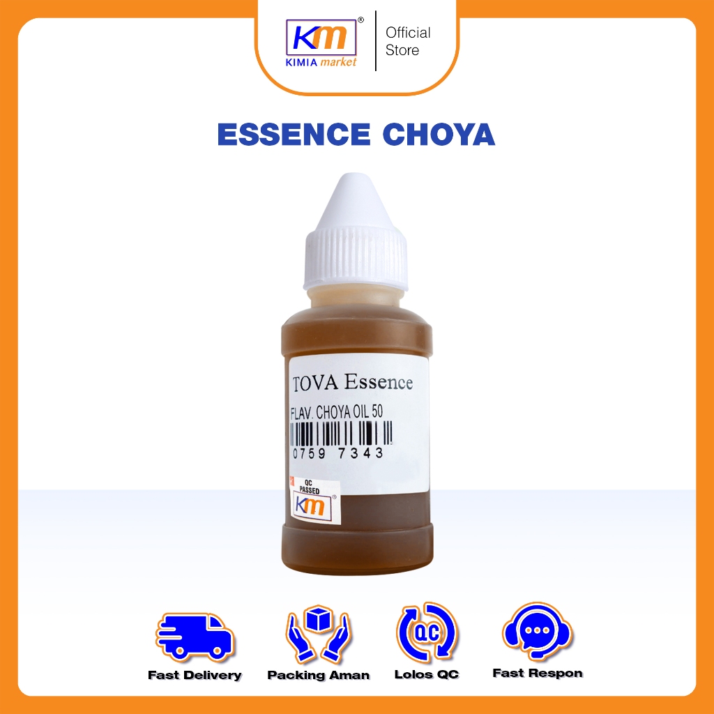

Essence Makanan TOVA Choya 50ml / Perisa Makanan / Penambah Rasa Cair / Perisa Cair Choya / Essen Choya Makanan/Minuman