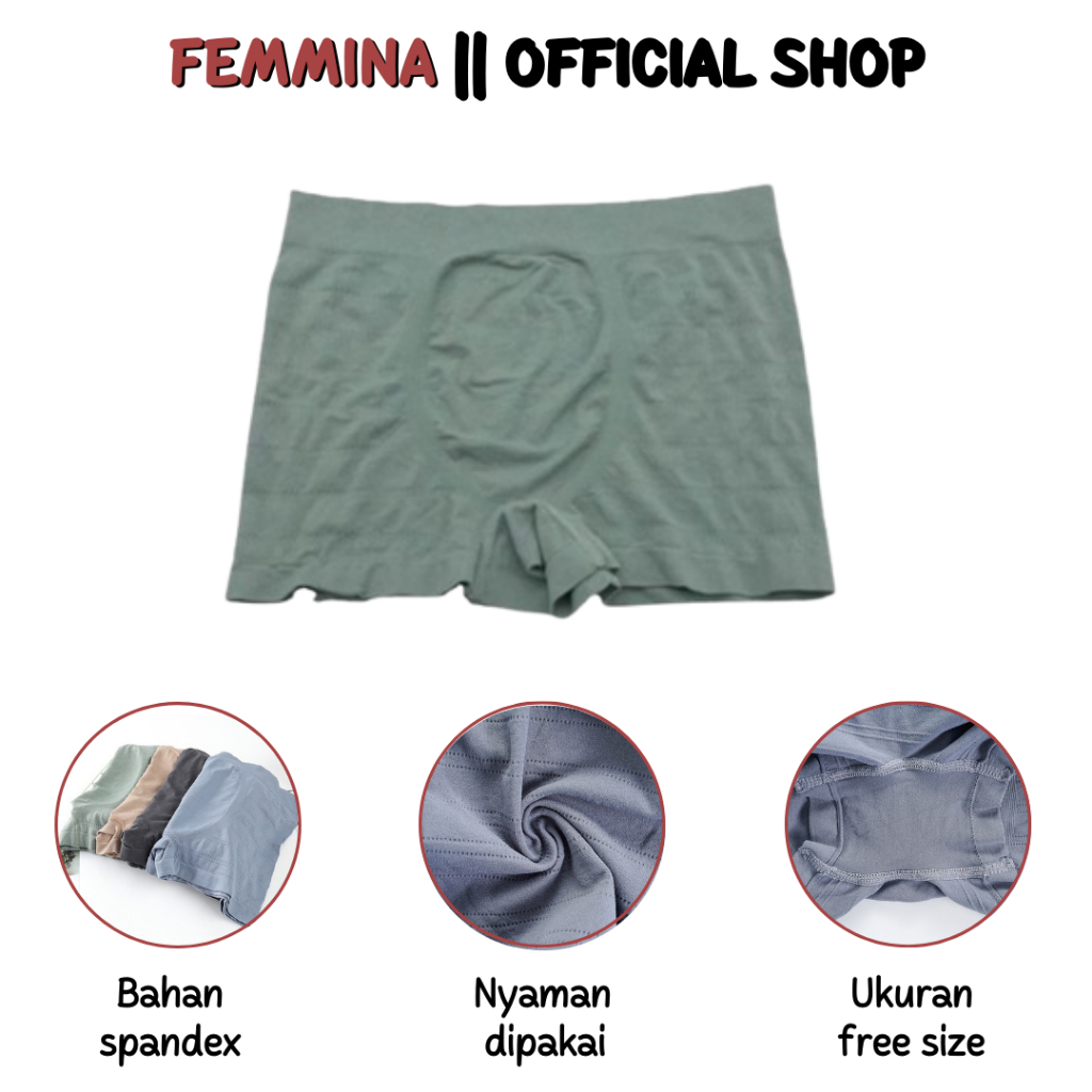 CD Boxer Rajut Impor Pria Underwear Sempak Pria Murah Comfortable cod FEMMINA CD351