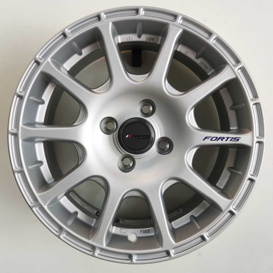VELG MOBIL ORIGINAL FORTIS WHEELS BY PAKO PRW 15 TYPE 1 R15 x 6,5 4H 100 ET 38 MATTE SILVER