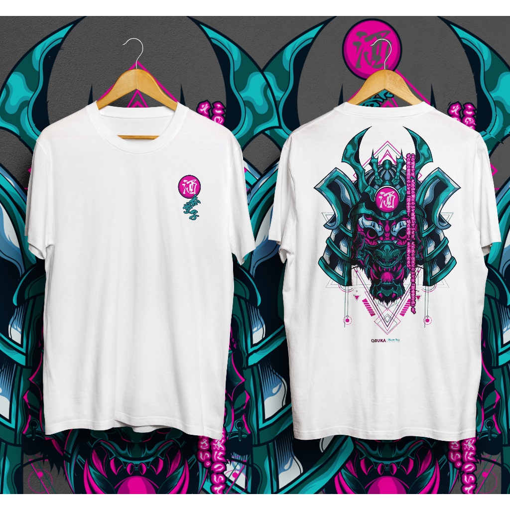 Baju Kaos Tshirt Pakaian Pria Wanita Shuten Doji Branded Terbaru Distro Lengan Pendek Motif Sablon P