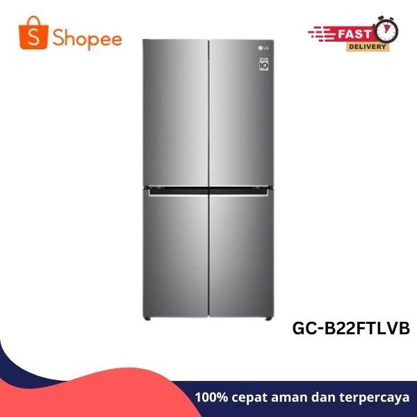 Kulkas 4 Pintu LG GC-B22FTLVB 464 liter Side by Side LG 4 Pintu GCB22