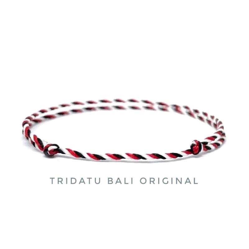 (PAP) GELANG TRIDATU / GELANG POLOS / GELANG TALI TRIDATU GELANG BALI / Gelang Tridatu Polos / GELAN