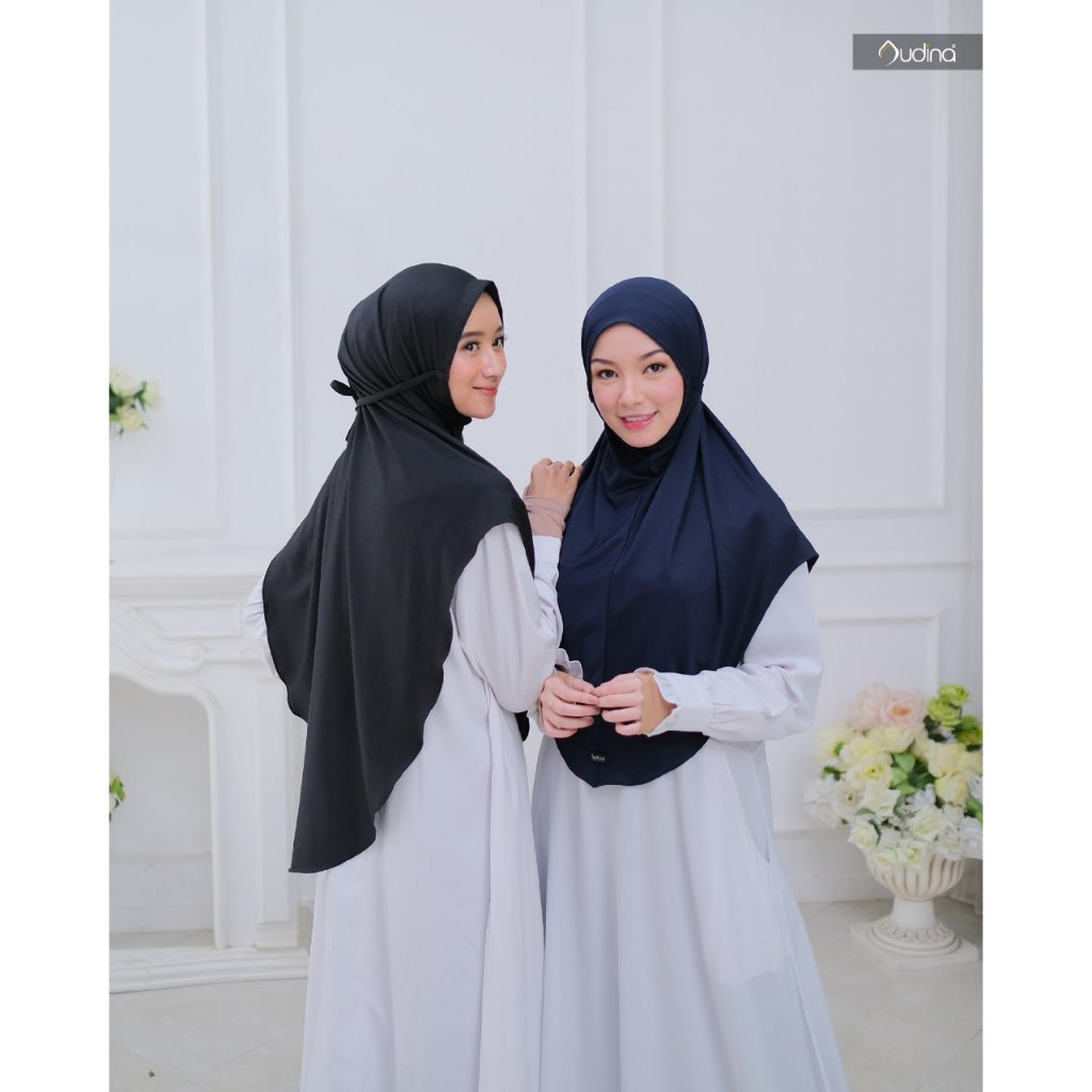 HANIN Bergo Non pet Jilbab Langsungan Terbaru 2025 Hijab Instan Bergo Tali Premium Original Audina