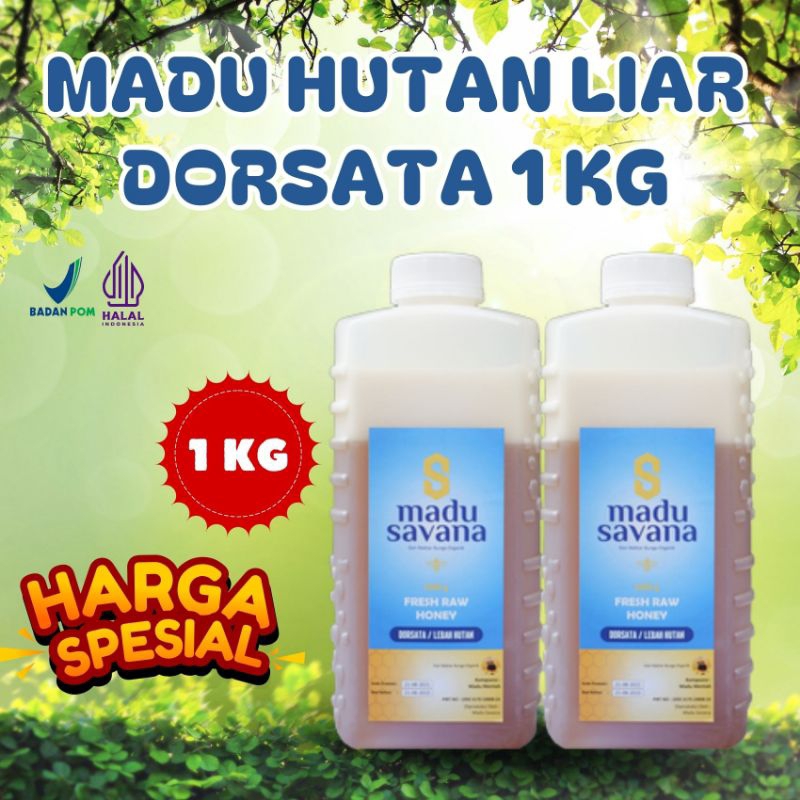 

Madu Savana Lebah Hutan Liar Dorsata 1kg