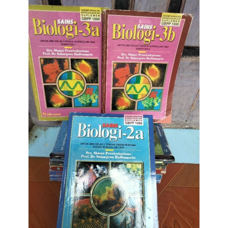 SAINS Biologi SMU KELAS 2a,3a,3b,KURIKULUM GBPP1994