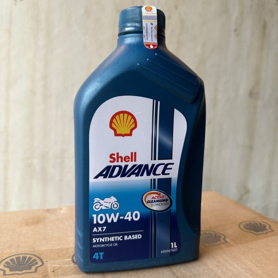 73 /BTL AX7 SHELL ADVANCE 1L 10W-40 4T OLI MOTOR SYNTHETIC BEBEK SPORT 1 LITER 1000ML OLD NEW MTOR O