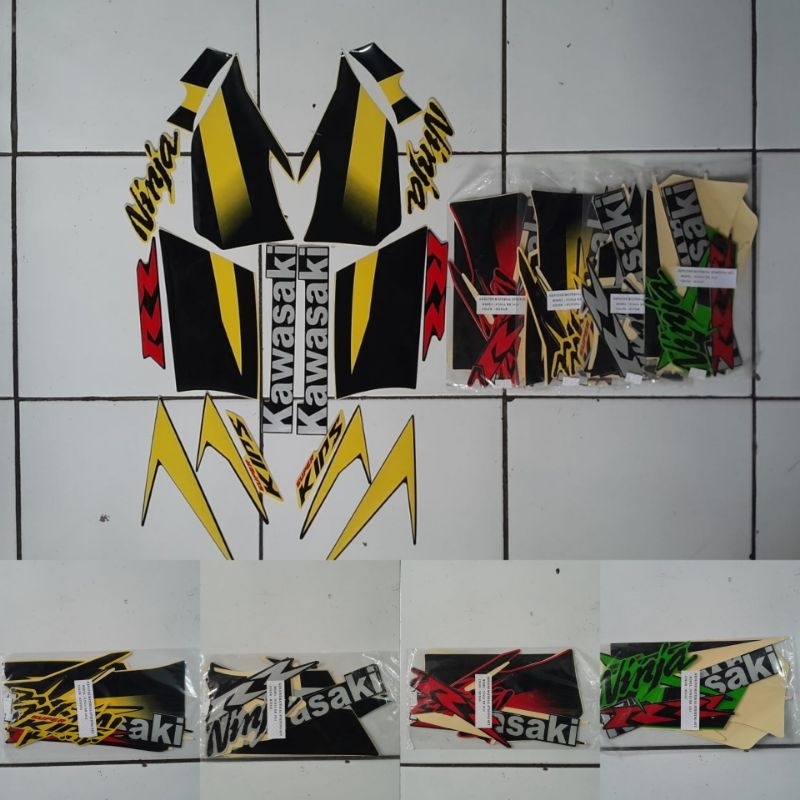 (Bisa COD) STIKER NINJA RR NEW 2012 ORI STRIPING FULL BODY KAWASAKI NINJA RR NEW