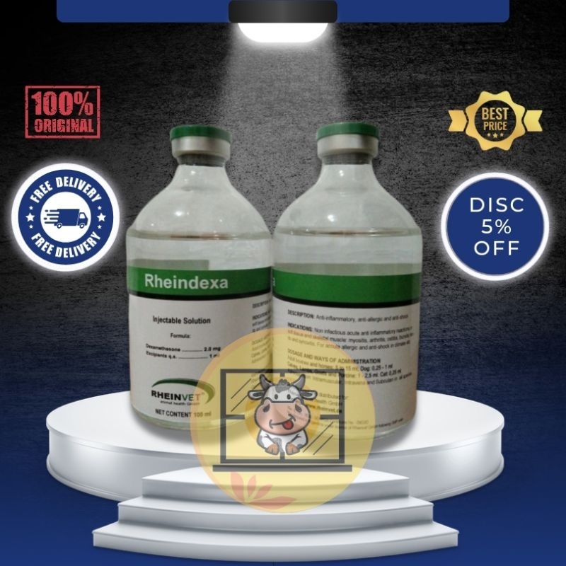 RHEINDEXA (Dexamethasone) Obat Bengkak dan Alergi Hewan | Antiinflamasi