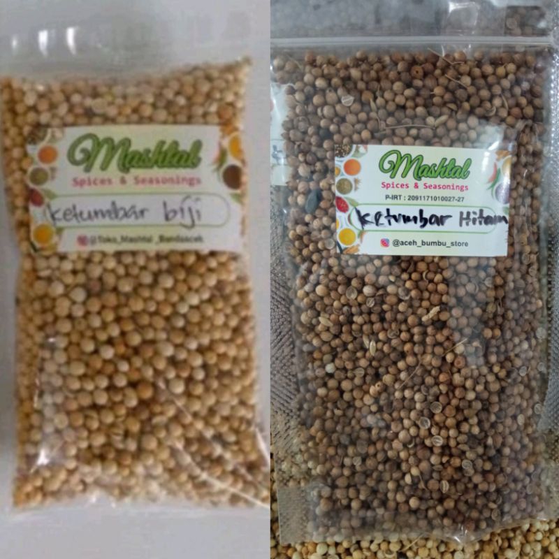 

Ketumbar Hitam | Ketumbar Putih Biji Super 50 / 100 gram
