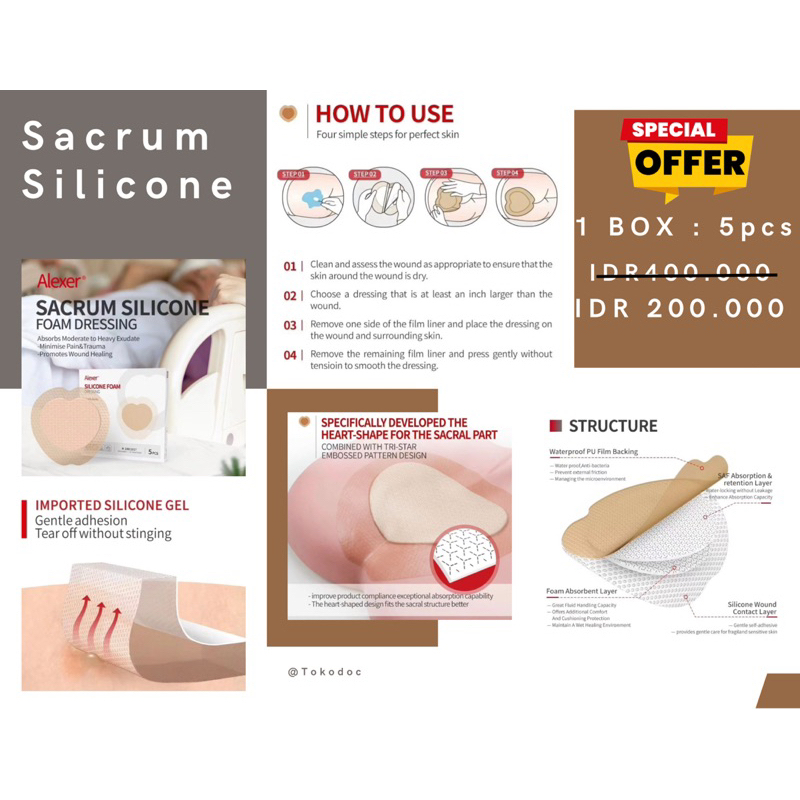 Terapi Ulkus dekubitus (Sacrum Silicone)