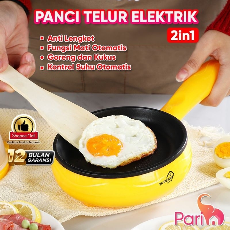 mini elektrik panci dengan kukusan