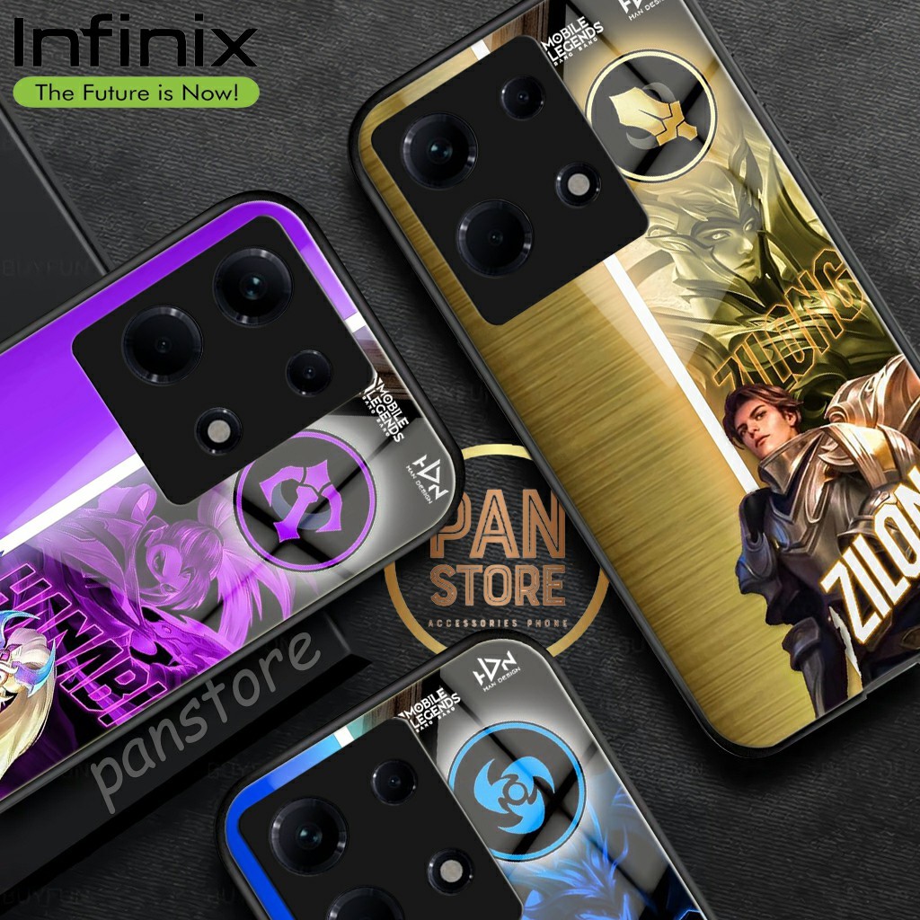 New Softcase Glossy Glass Infinix Note 30 Terbaru [SK-75] Casing  Handphone  Infinix Note 30 Pro  - 