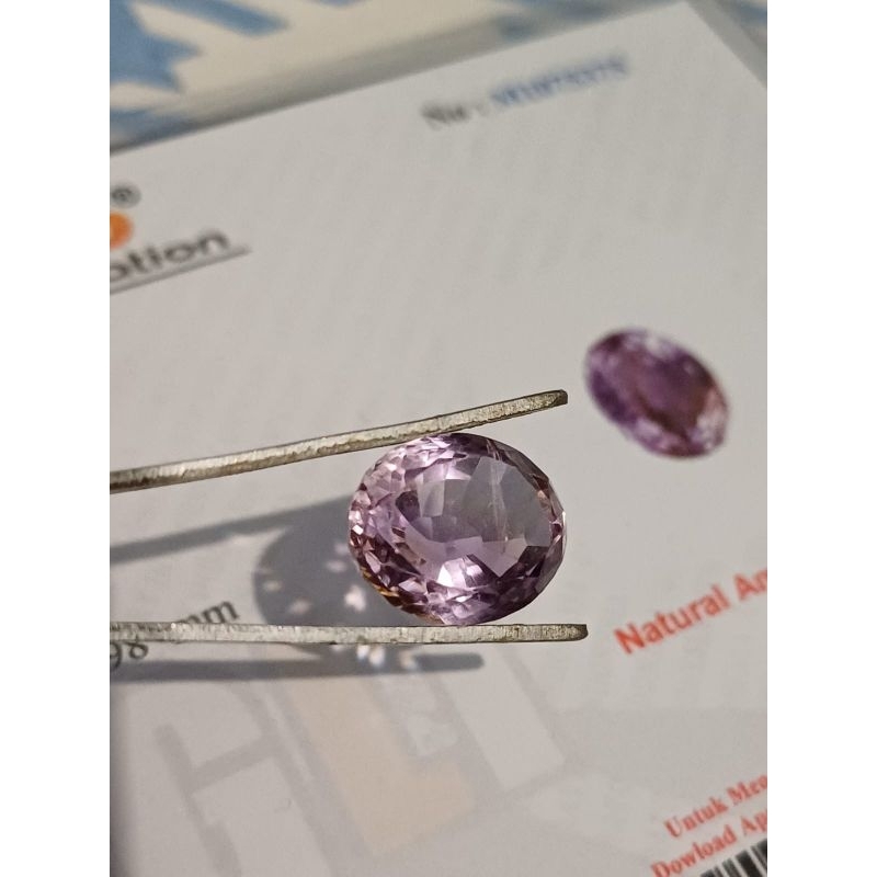 NATURAL AMETHYST (QUARTZ) + MEMO