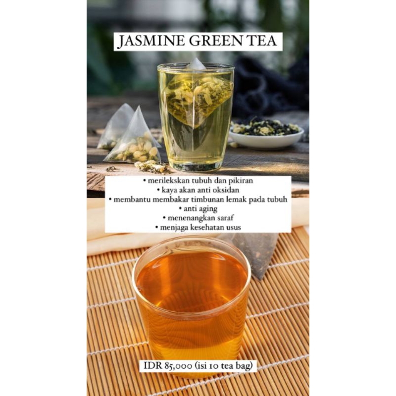 

CHENG WOH JASMINE GREEN TEA (10 TEA BAGS)