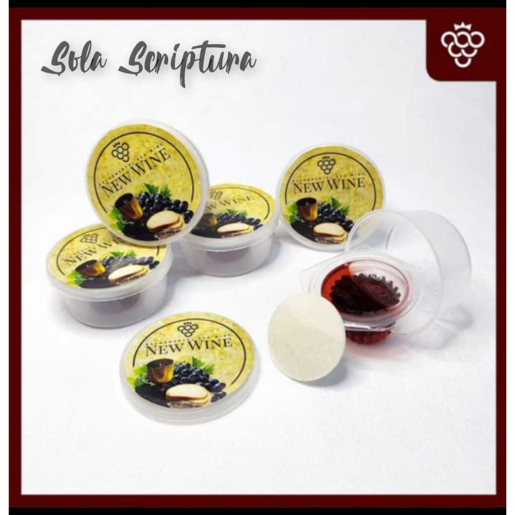 

Minuman Perjamuan Gereja Paket Thinwall + Hosti Polos Isi 25