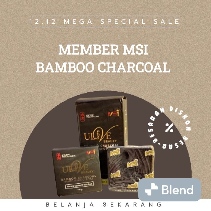 SABUN BAMBOO MEMBER RESMI MSI 100% AMANAH