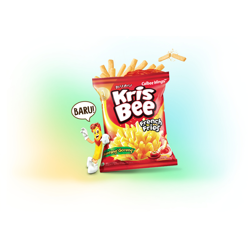 

KRISBEE French Fries Snack Kentang Goreng dengan Sambal Colek 68 GR