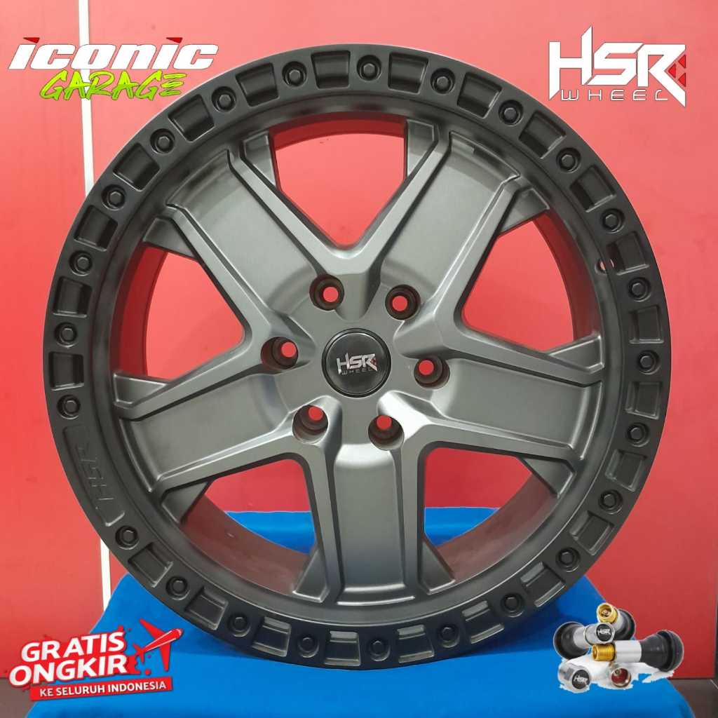 jual velg mobil ring20 HSR WOLWAL masuk pajero,fortuner,hilux,triton,prado toko velg/ban palangkaray