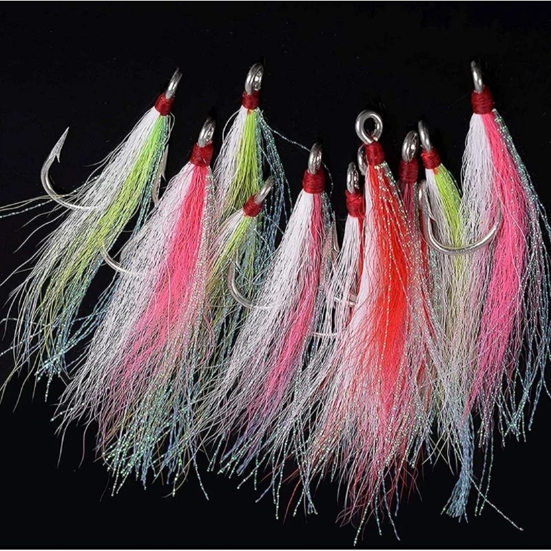 5 PCS JIGGING 10-11 CM  Umpan umpan Pancing , Umpan Sabiki Kotrek, Umpan Assist hook, KOTREKAN SABIK