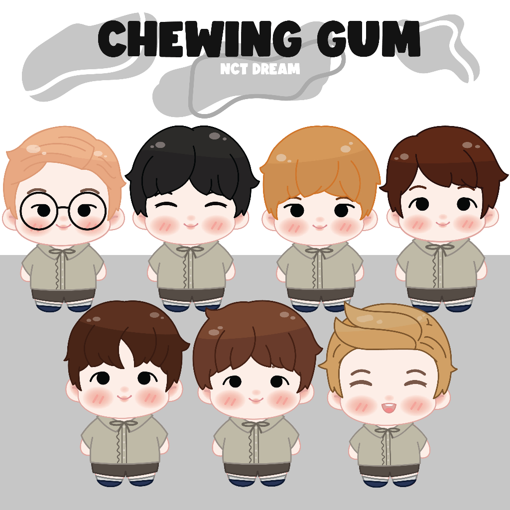 

~STICKER PACK~ Dreamis CHEWING GUM