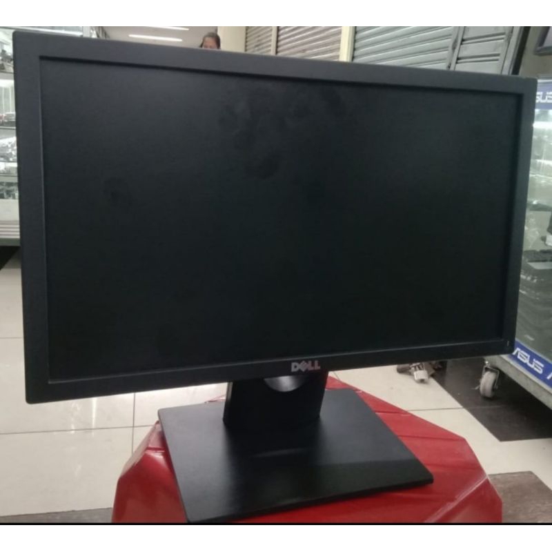 Monitor led dell 19 inch lengkap kabel bergaransi