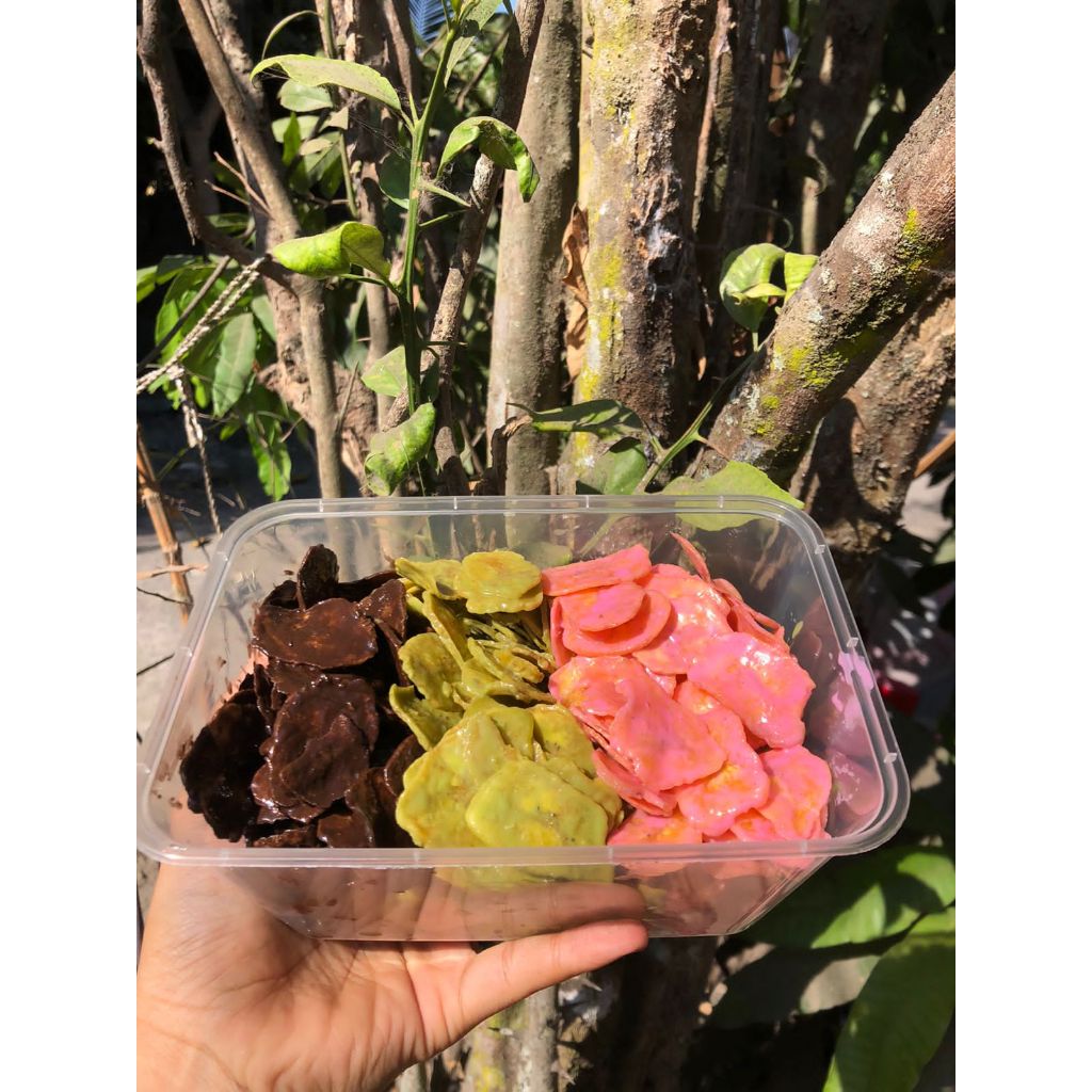 

(Halal) BEST SELLER KERIPIK PISANG COKLAT LUMER MIX VARIAN COKLAT STROBERI MATCHA