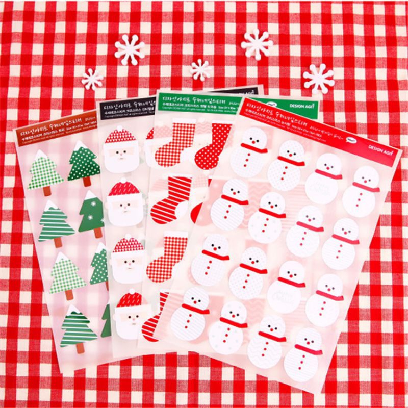 

Sticker Decorative Korean Christmas